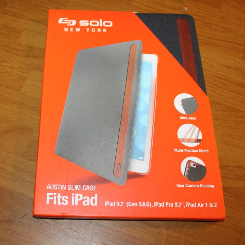 NEW Solo New York Austin Slim Case - 9.7" iPad / Air 1 & 2 / Pro